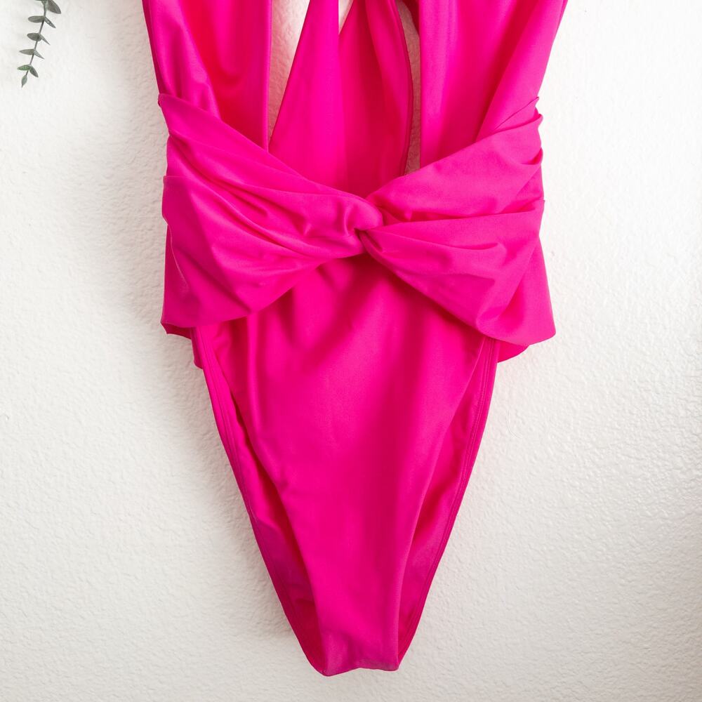 Michael Costello X Revolve Dasia Pink One Piece Swimsuit XL - Picture 6 of 10